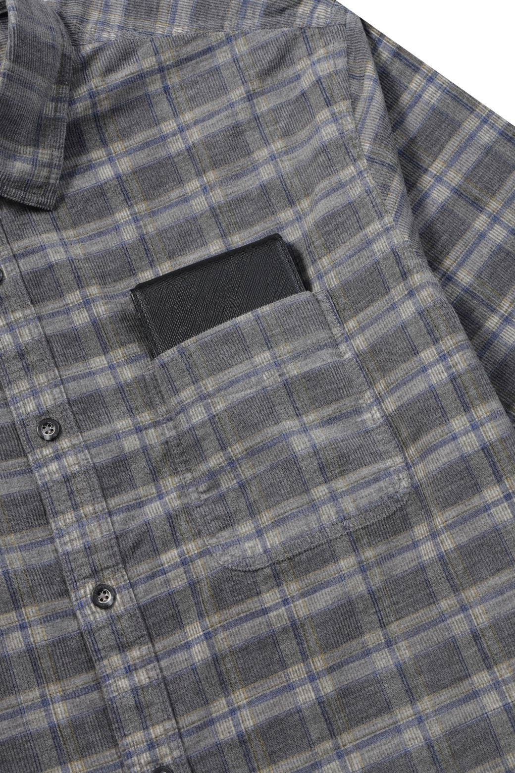 BRENTWOOD - 긴팔셔츠 - 체크 코듀로이 캐주얼셔츠