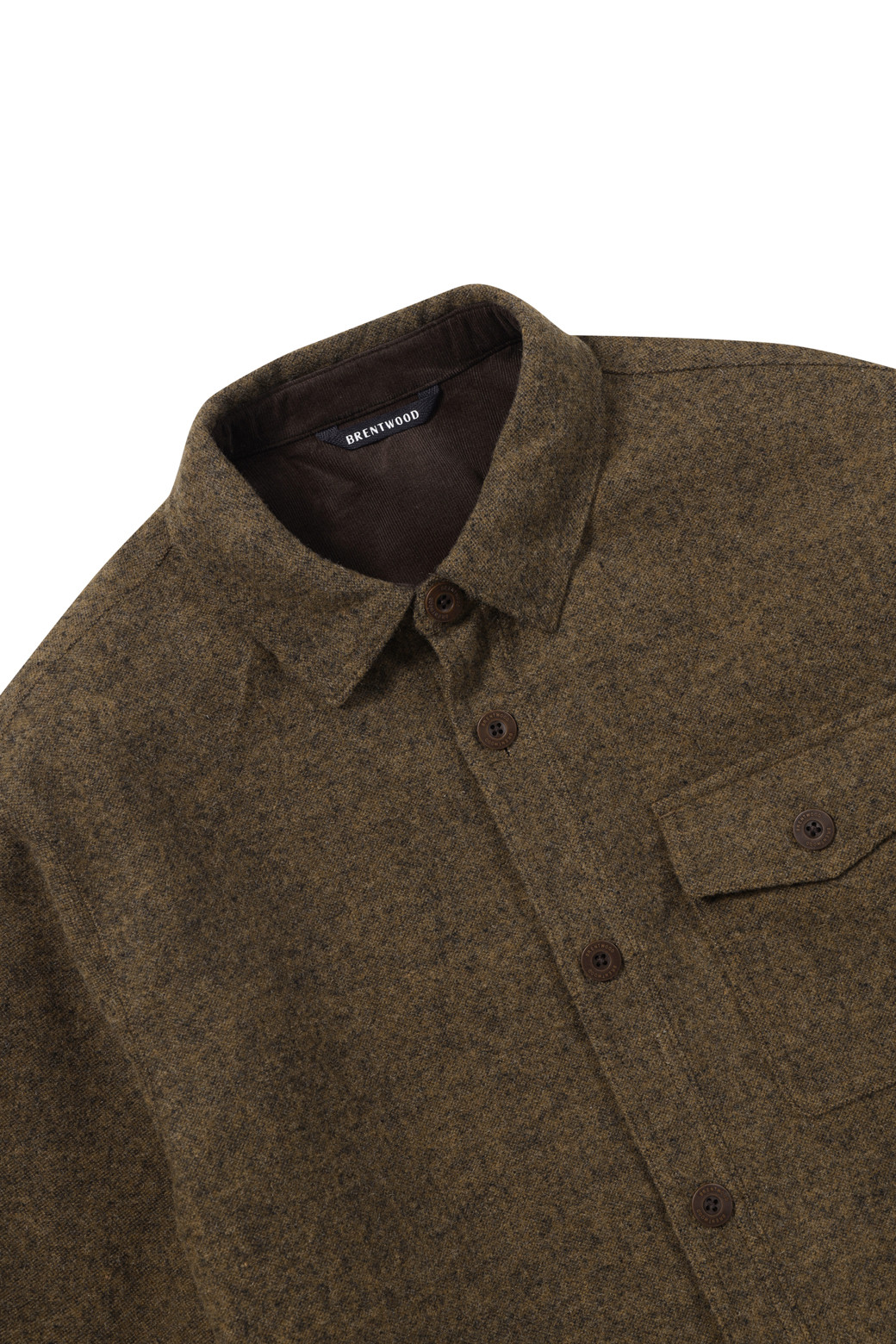 BRENTWOOD - 긴팔셔츠 - 퀼팅 셔켓