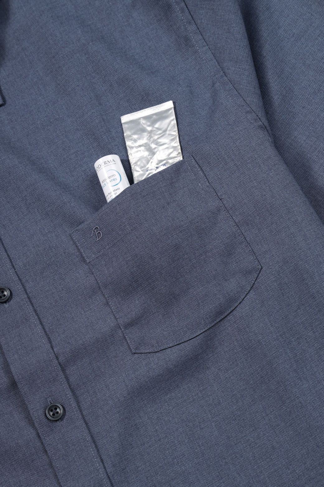 BRENTWOOD - 긴팔셔츠 - 레귤러핏 뱀부 블렌디드 드레스셔츠