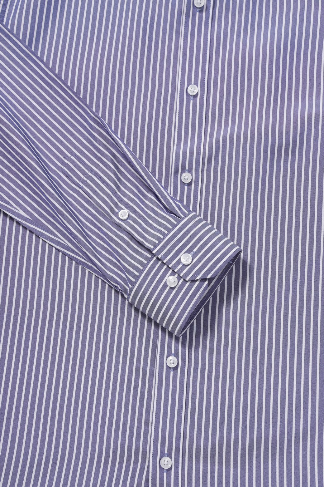 BRENTWOOD - 긴팔셔츠 - [와이드] 슬림핏 스트라이프 드레스셔츠