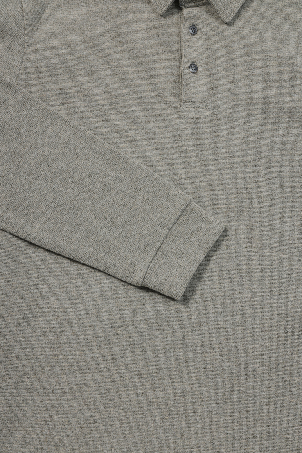 BRENTWOOD - 긴팔티셔츠 - 기모 솔리드 폴로넥 티셔츠