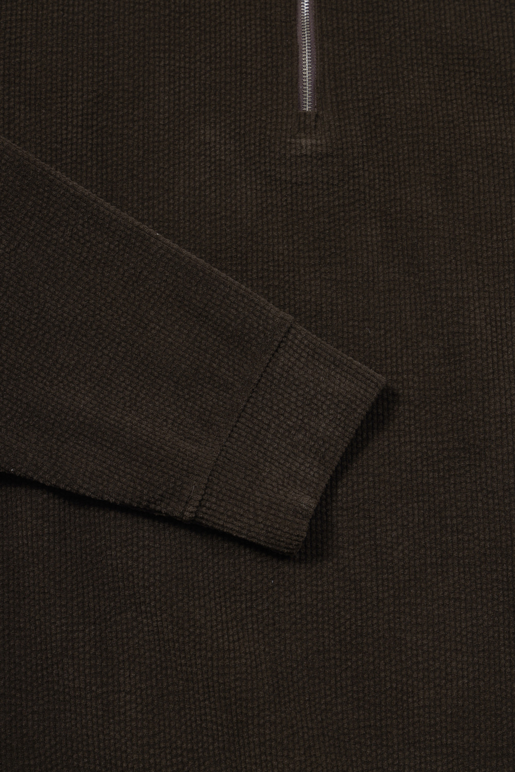 BRENTWOOD - 긴팔티셔츠 - [페트리코] 셔츠형 칼라 하프집업 티셔츠