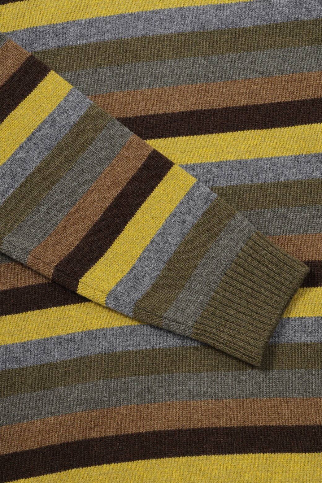 BRENTWOOD - 스웨터 - 멀티 컬러 블록 패턴 라운드넥 스웨터