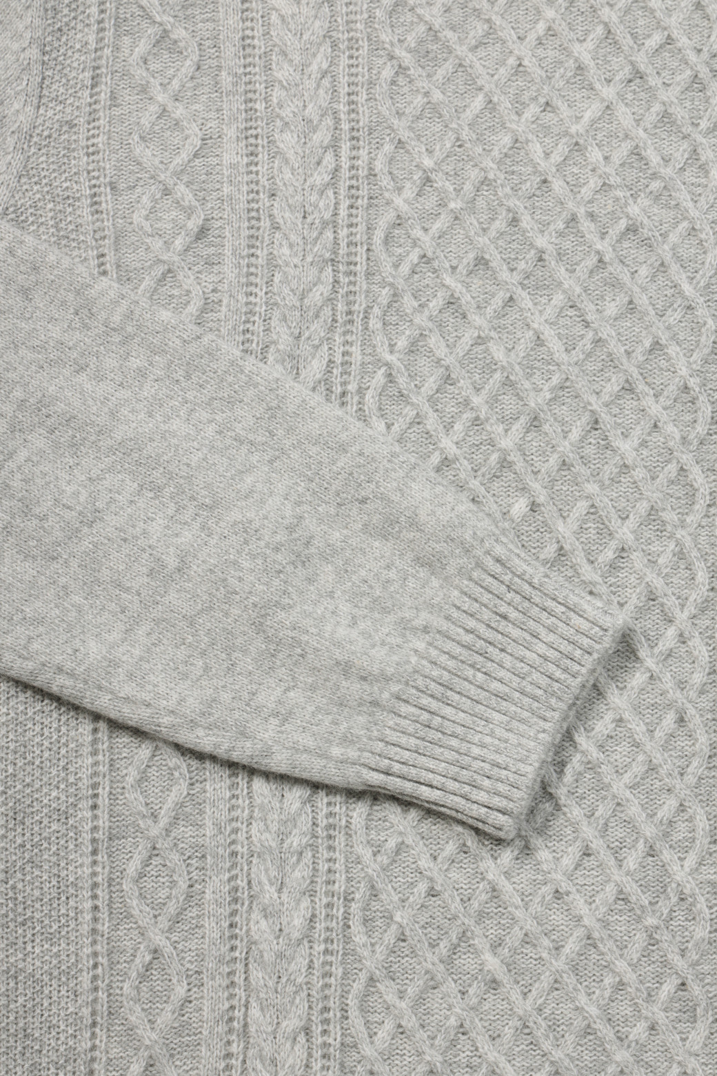 BRENTWOOD - 스웨터 - 케이블 하프터틀넥 스웨터