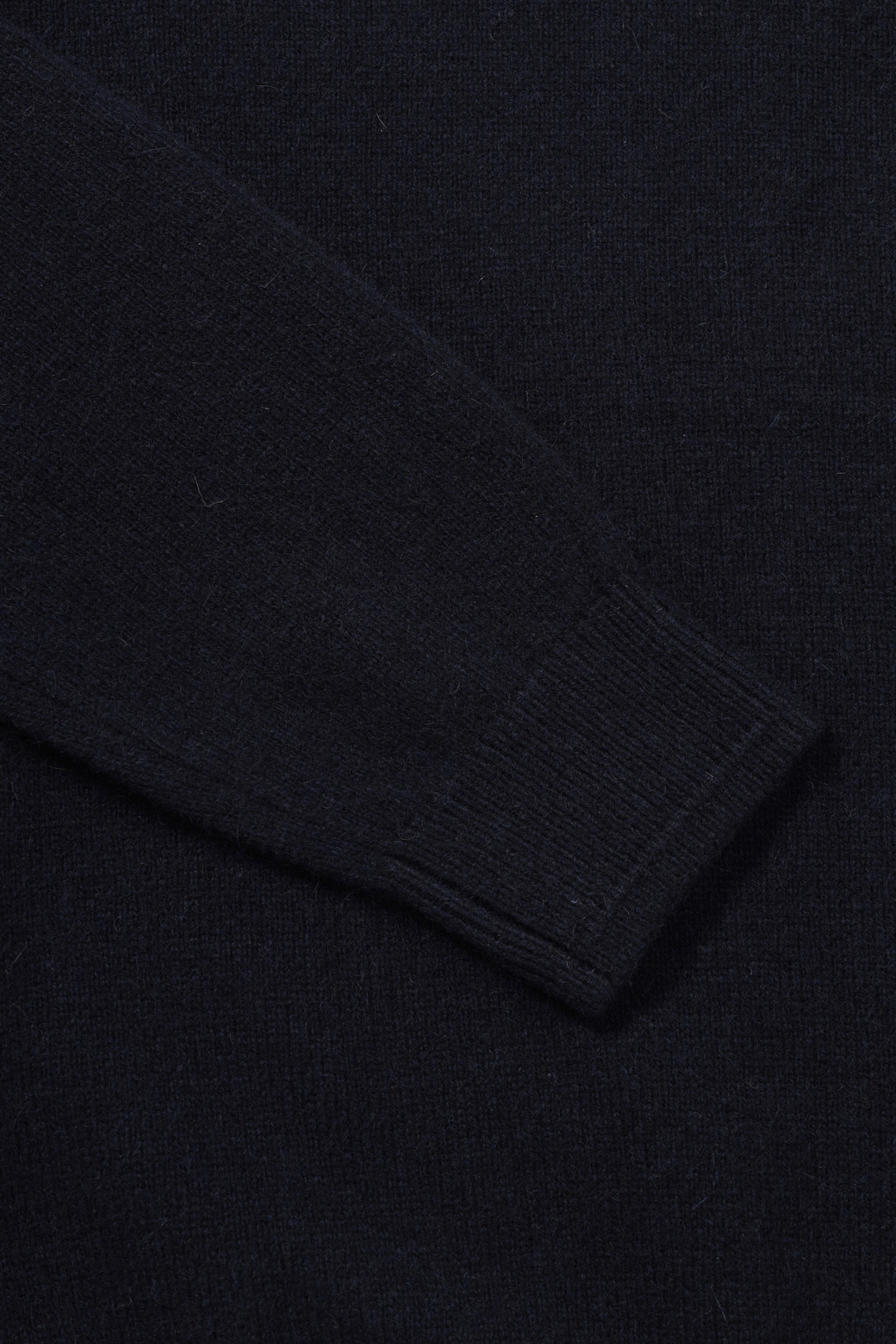 BRENTWOOD - 스웨터 - 라쿤 혼방 솔리드 롱터틀넥 스웨터