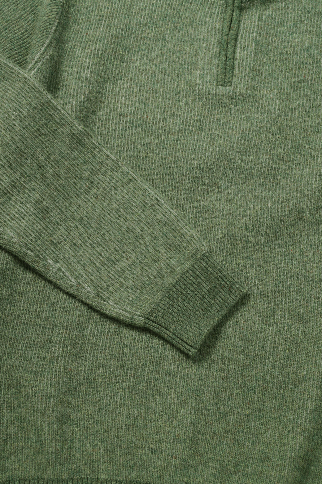 BRENTWOOD - 스웨터 - 웨일 조직 이중우수 하프집업 스웨터