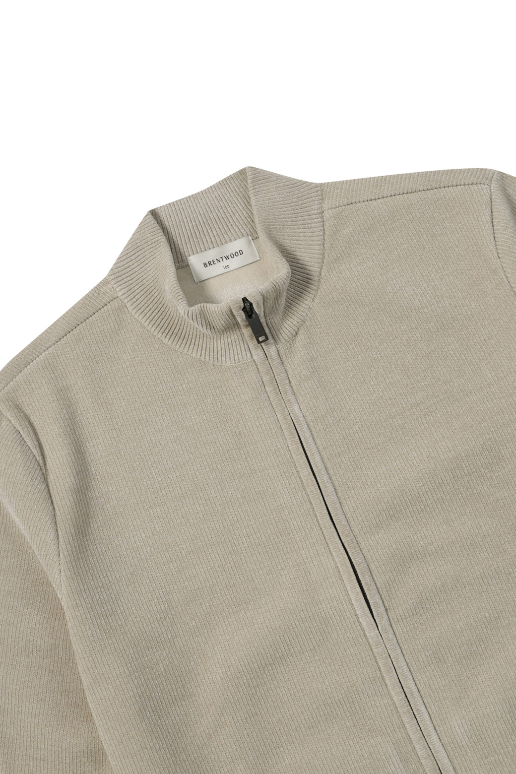 BRENTWOOD - 가디건 - 웨일 조직 융본딩 집업 가디건