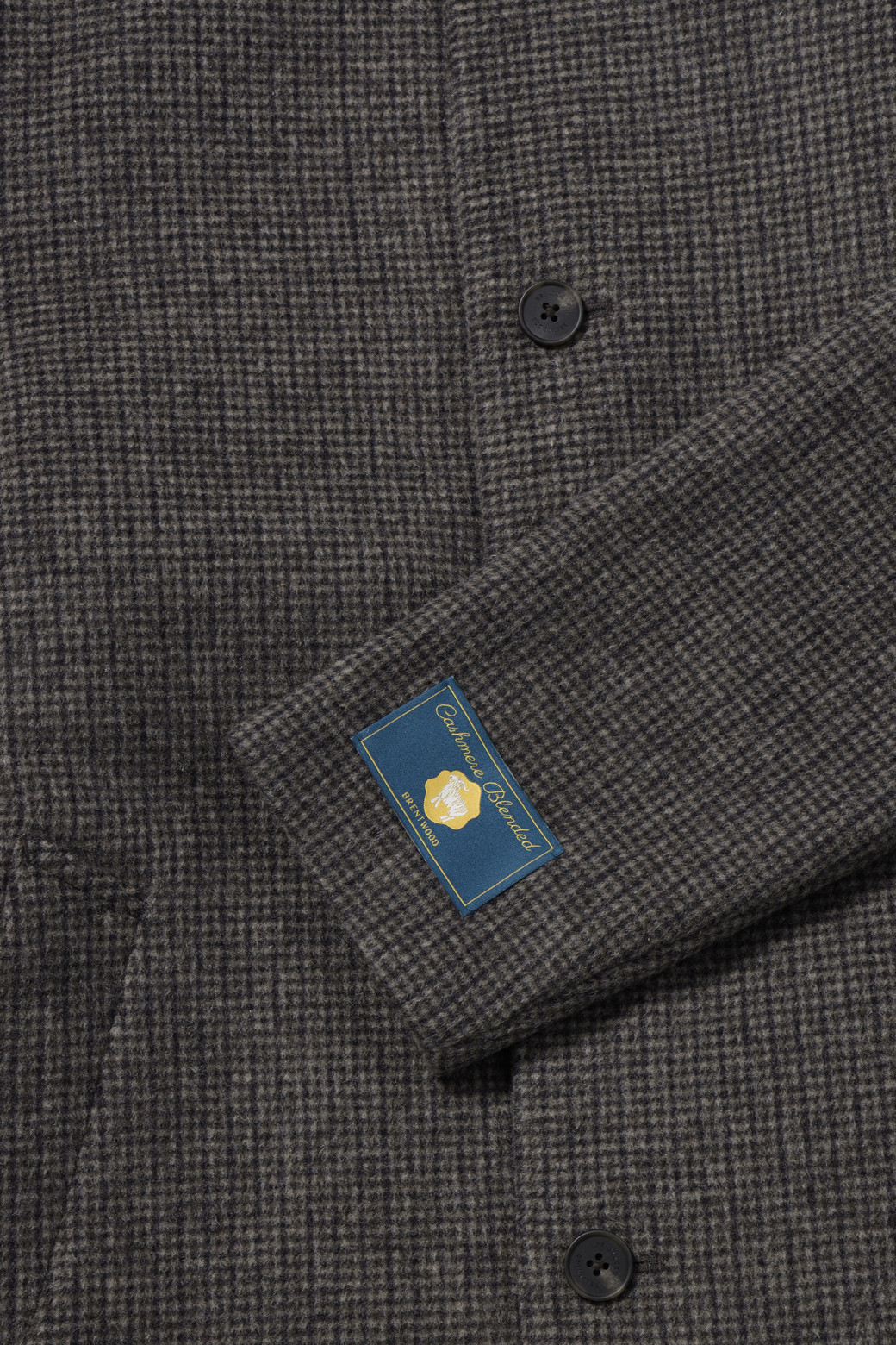 BRENTWOOD - 코트 - 울/캐시미어 블렌디드 하프 코트