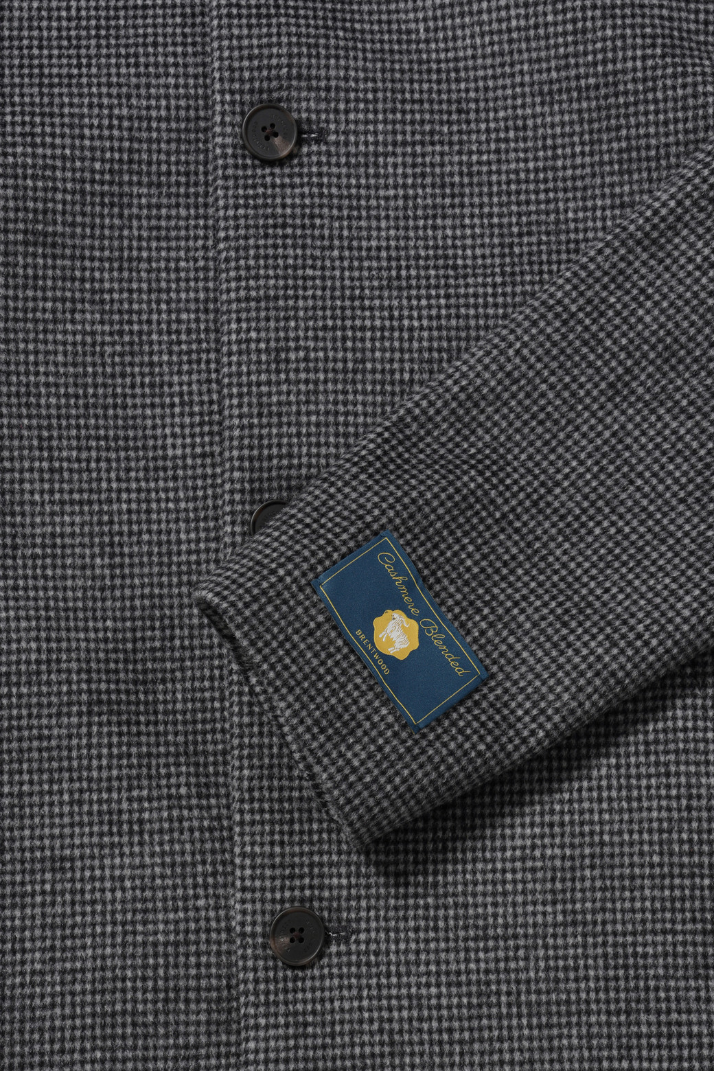 BRENTWOOD - 코트 - 울/캐시미어 블렌디드 하프 코트