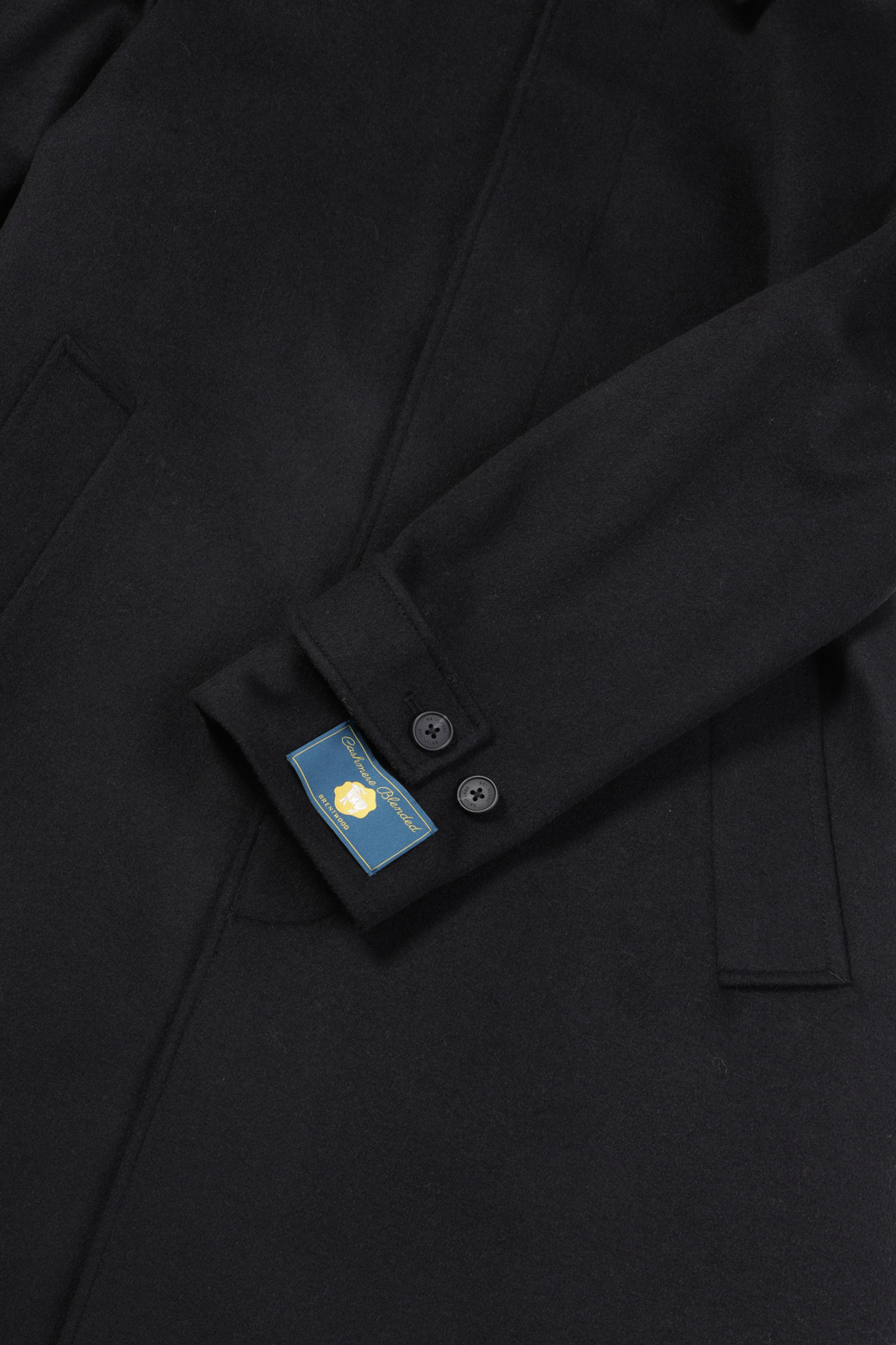 BRENTWOOD - 코트 - 울/캐시미어 블렌디드 싱글 롱 코트