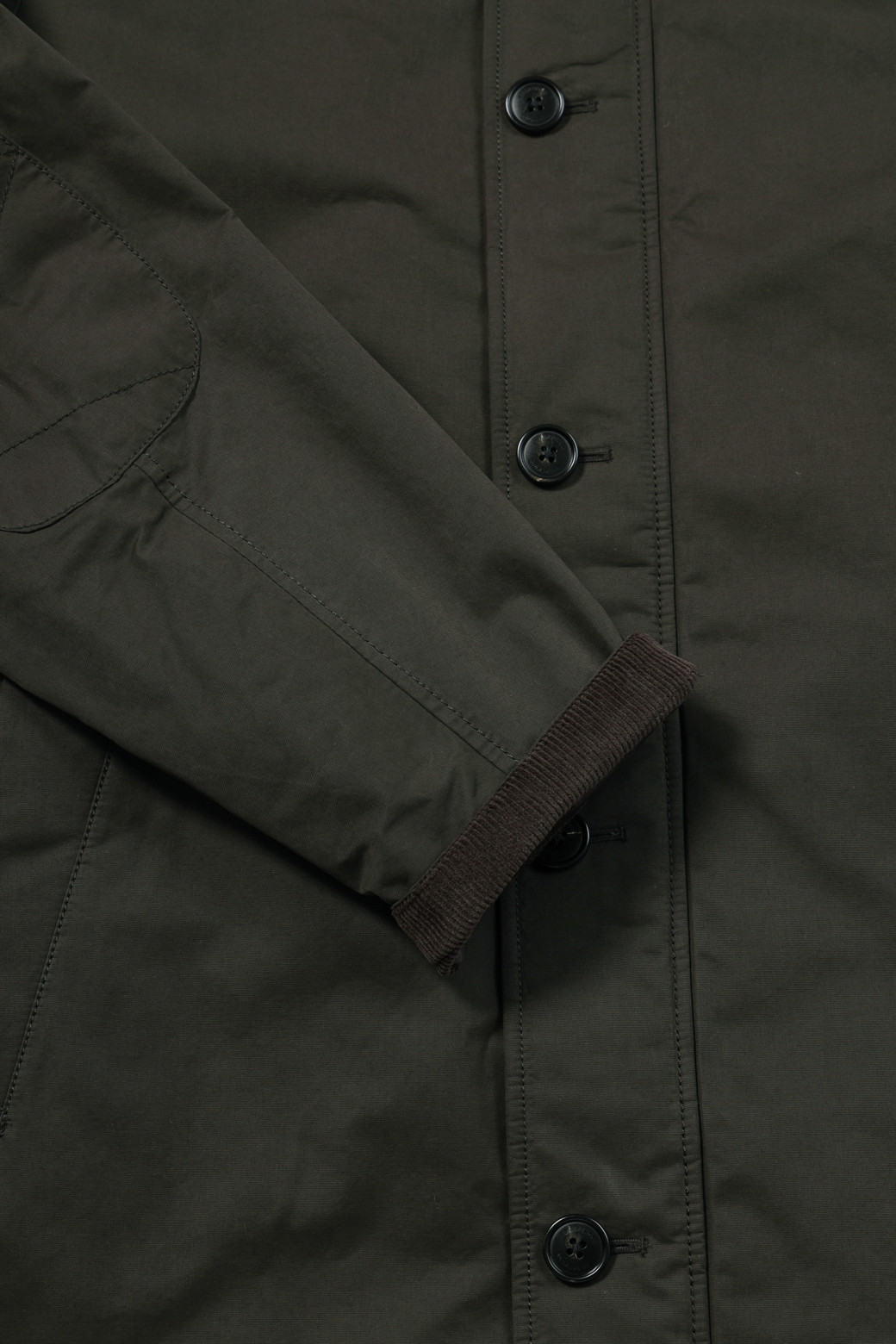 BRENTWOOD - 코트 - 코듀로이 배색 워싱 코트