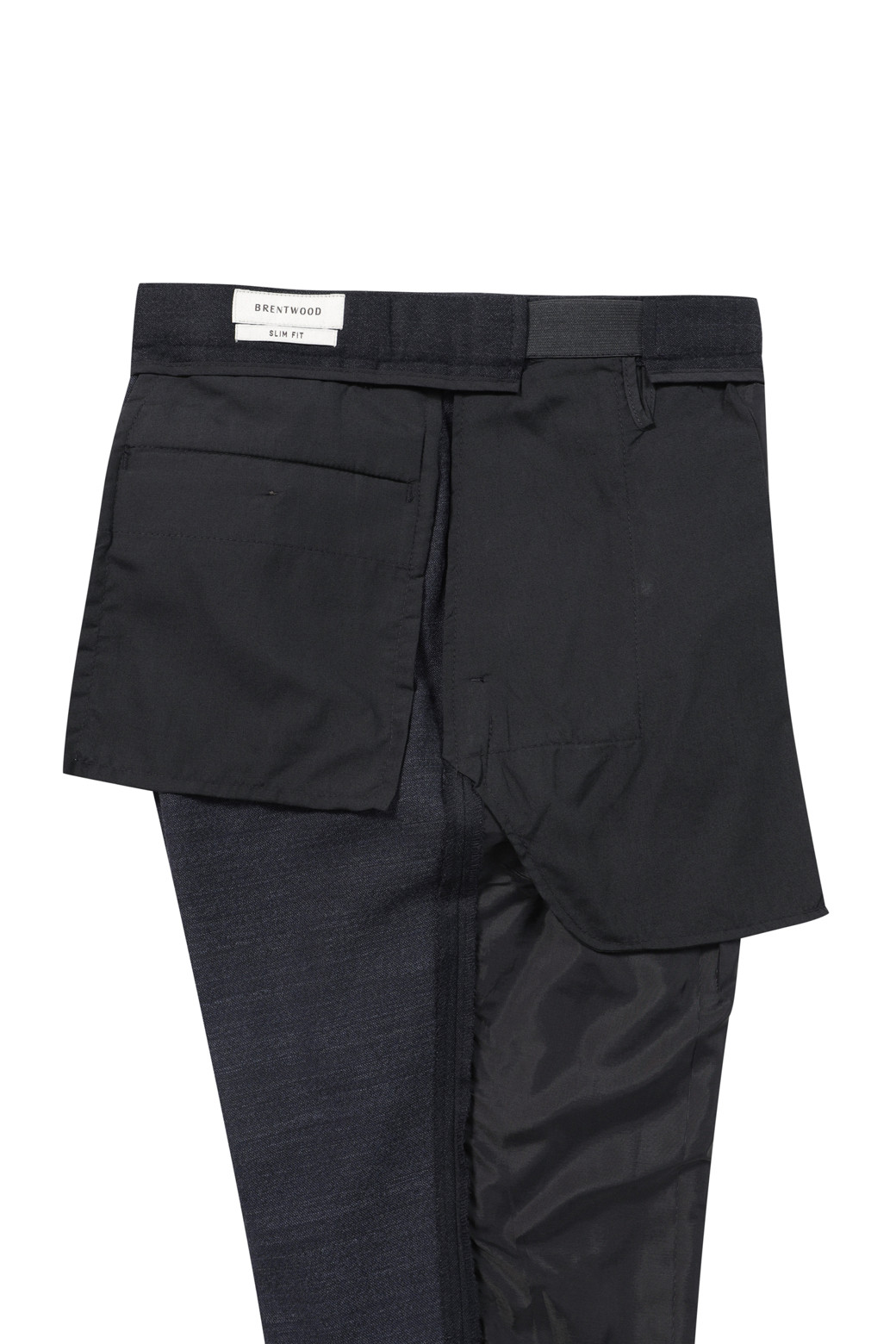 BRENTWOOD - 수트 - [액션슈트] 울블렌디드 스트라이프 슬림 슈트