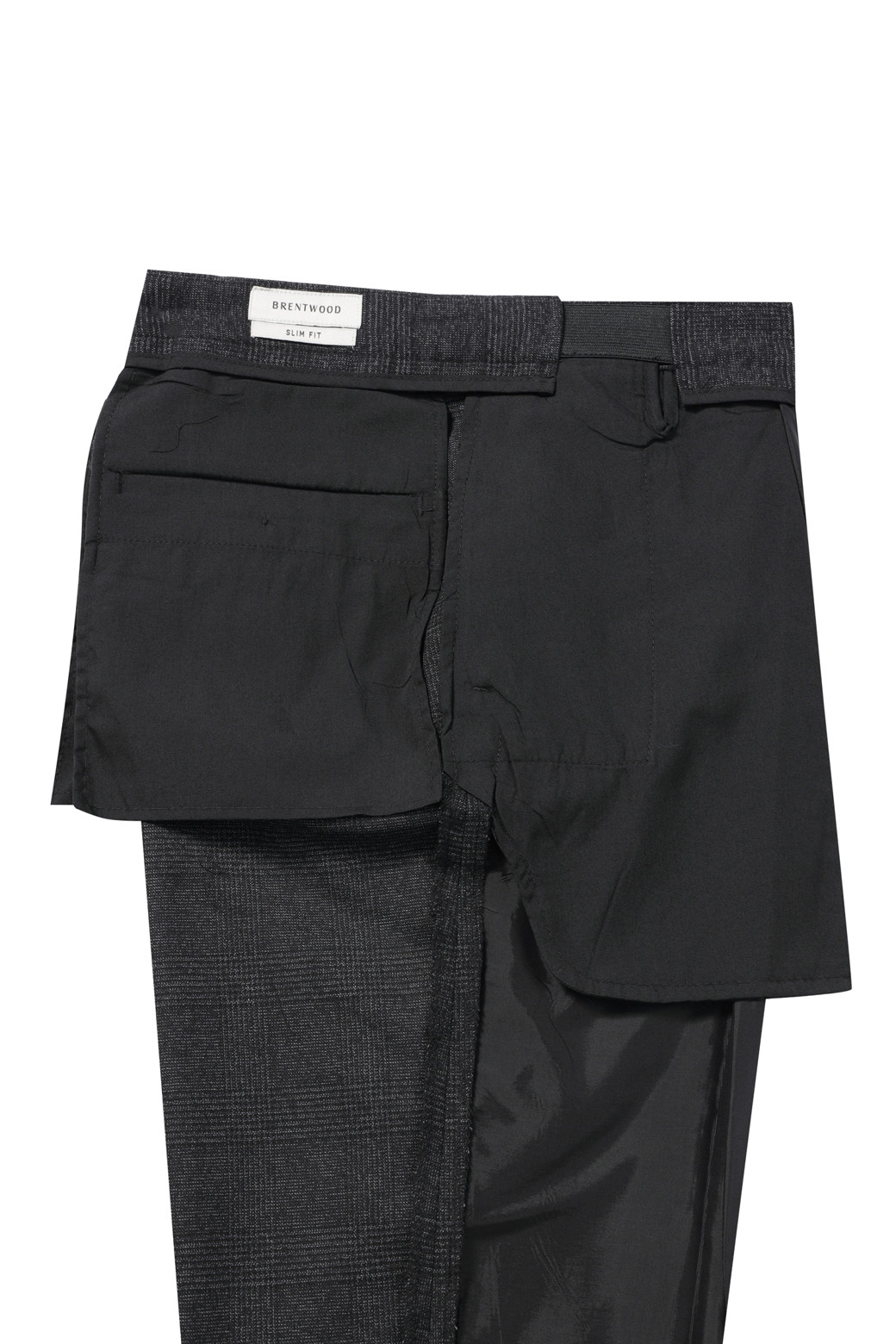 BRENTWOOD - 수트 - 울블렌디드 글렌체크 슬림 슈트