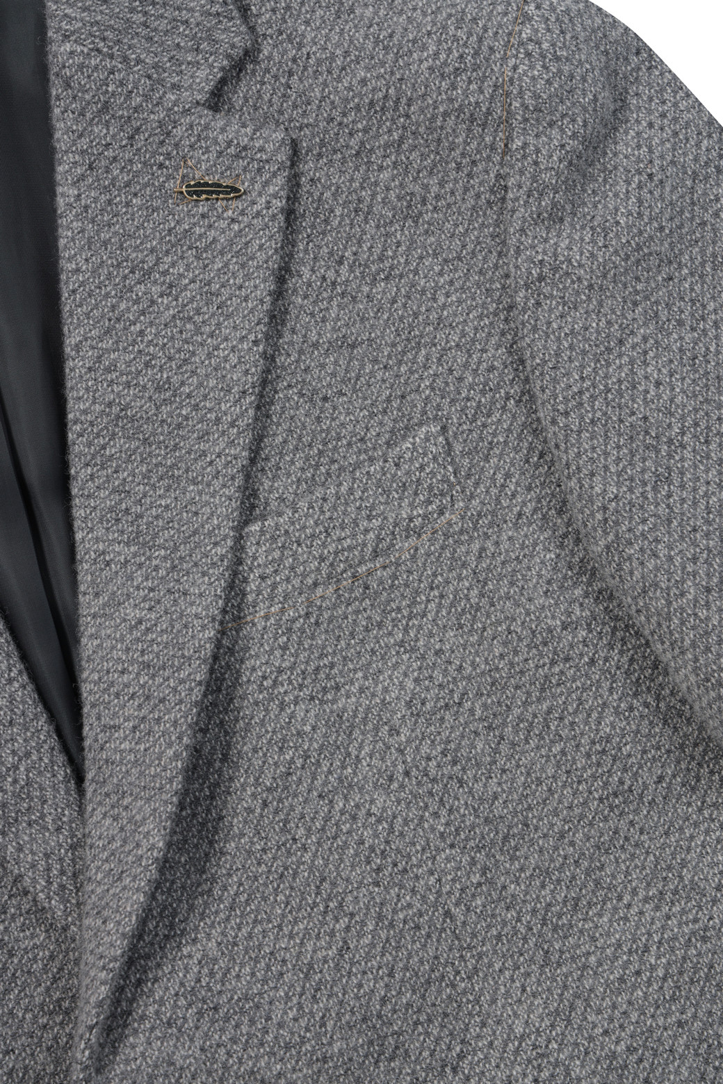 BRENTWOOD - 수트/블레이저자켓 - [셀렉션] 울블렌디드 투톤 조직 자켓