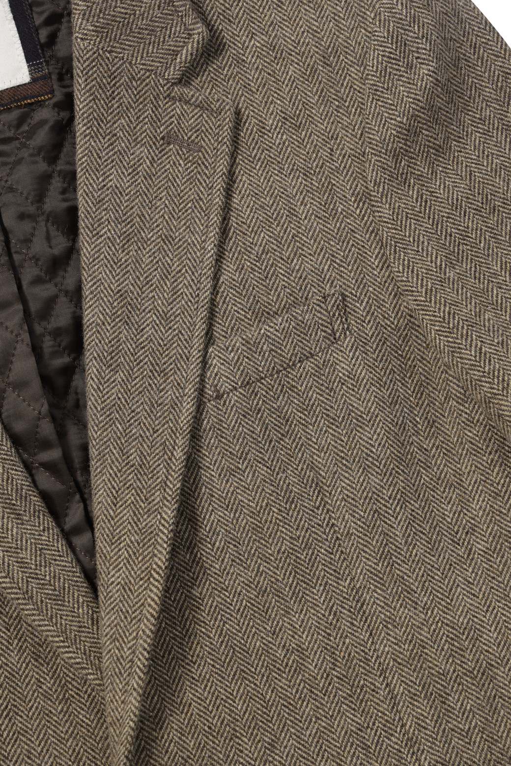 BRENTWOOD - 수트/블레이저자켓 - [헌팅자켓] 울블렌디드 헤링본 헌팅 자켓