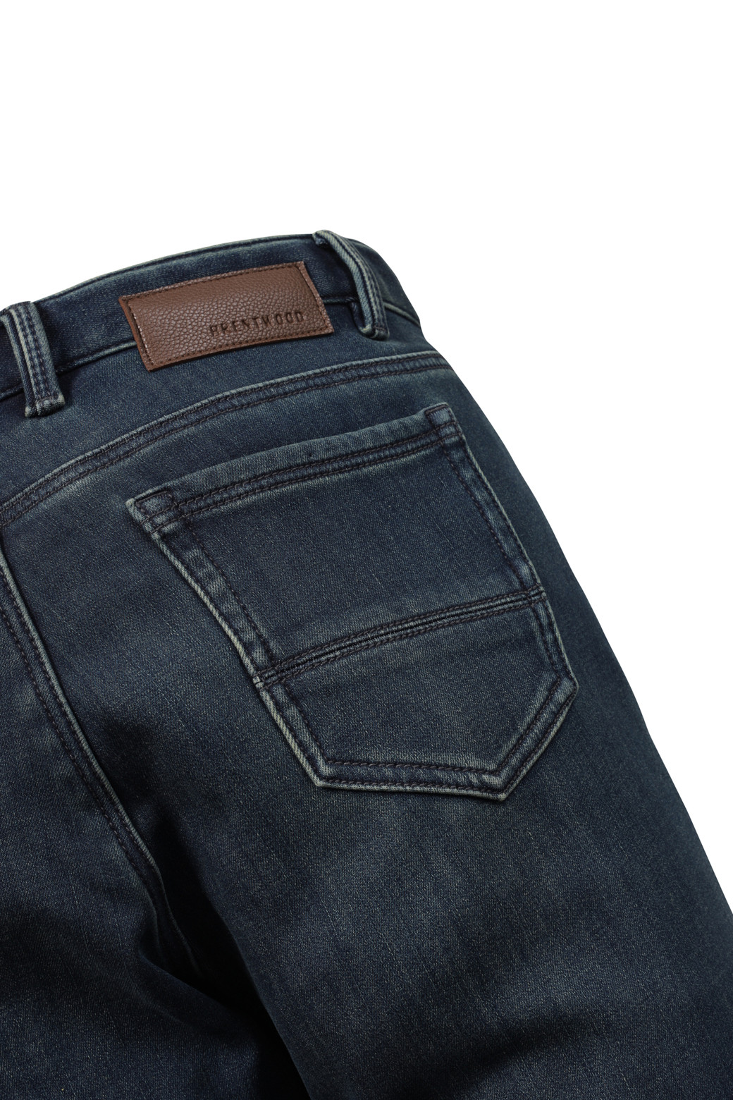 BRENTWOOD - 데님 - 스탠다드핏 블루 본딩 데님