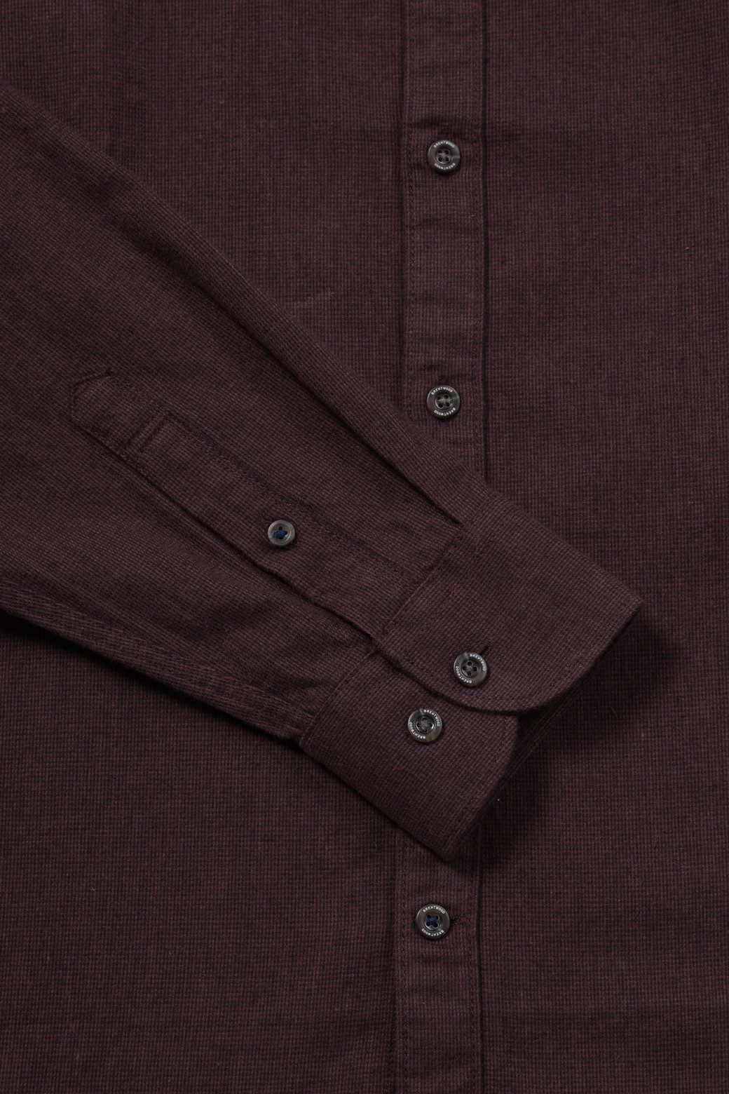 BRENTWOOD - 긴팔셔츠 - 마이크로 코튼 캐주얼셔츠