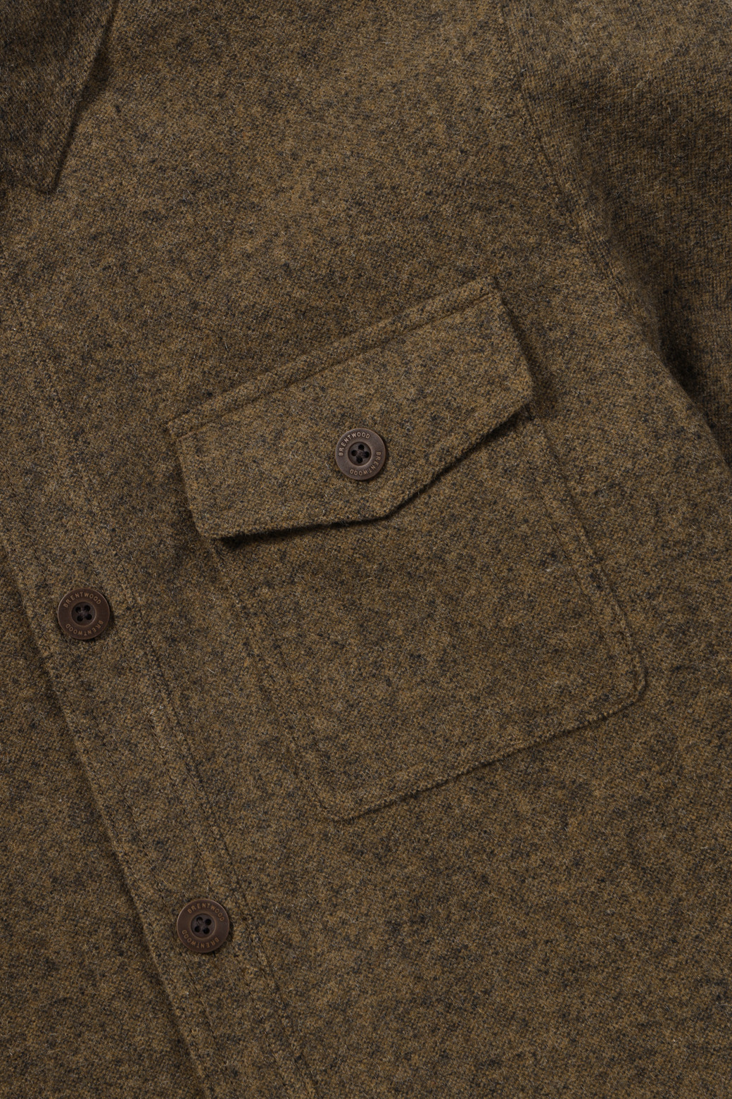 BRENTWOOD - 긴팔셔츠 - 퀼팅 셔켓