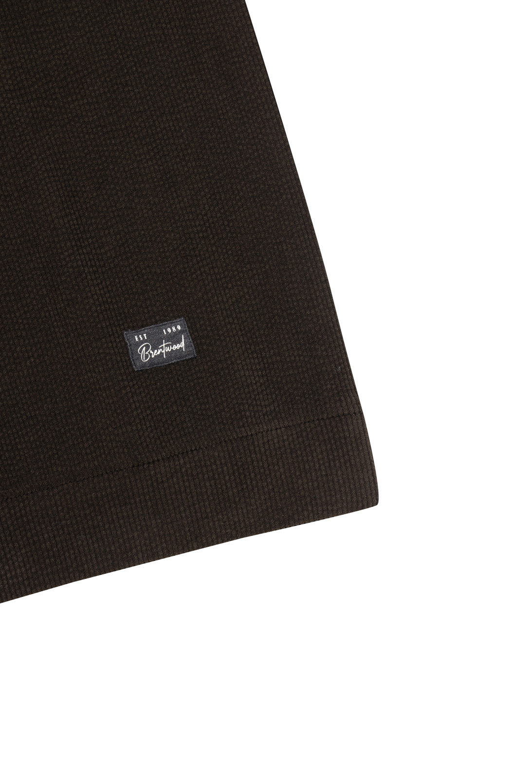 BRENTWOOD - 긴팔티셔츠 - [페트리코] 셔츠형 칼라 하프집업 티셔츠