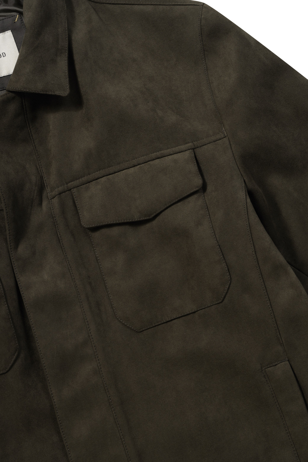 BRENTWOOD - 블루종/점퍼 - 스웨이드 트러커