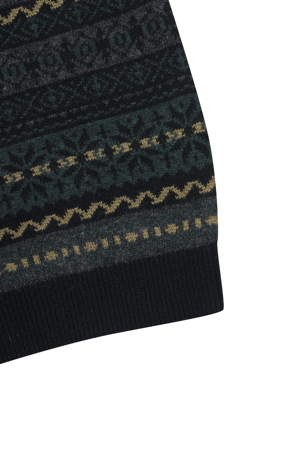 BRENTWOOD - 스웨터 - 페어아일 라운드넥 스웨터