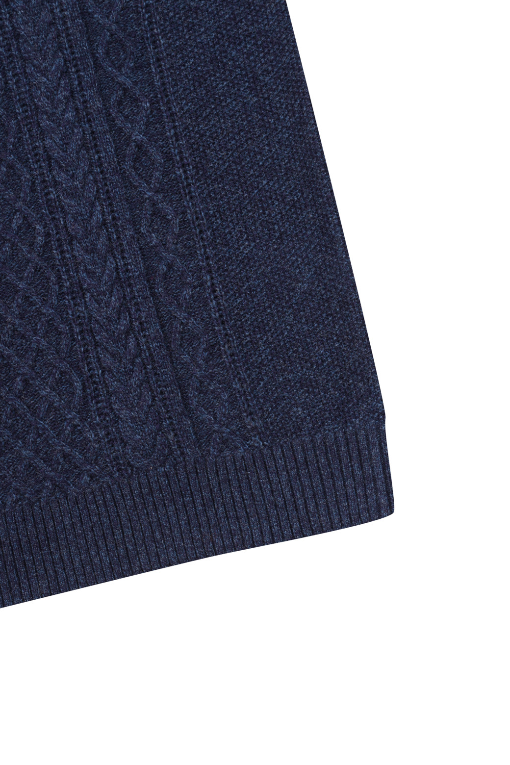 BRENTWOOD - 스웨터 - 케이블 하프터틀넥 스웨터