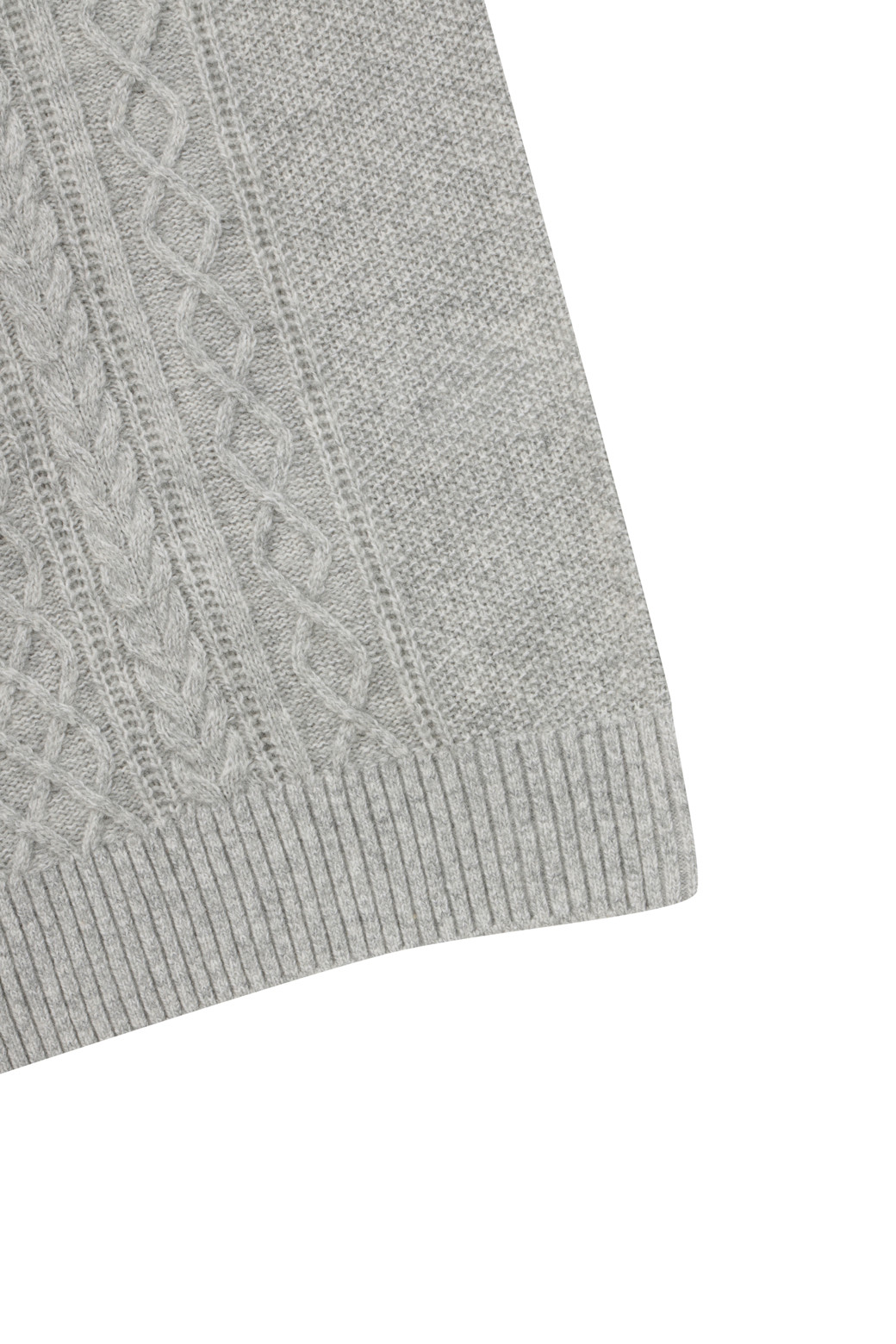 BRENTWOOD - 스웨터 - 케이블 하프터틀넥 스웨터