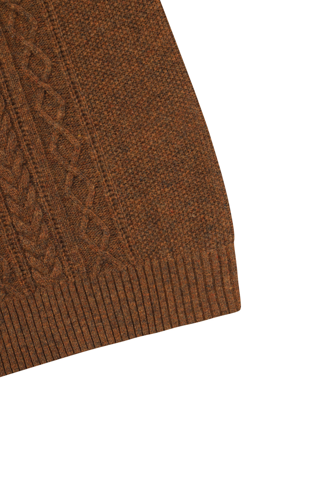 BRENTWOOD - 스웨터 - 케이블 하프터틀넥 스웨터