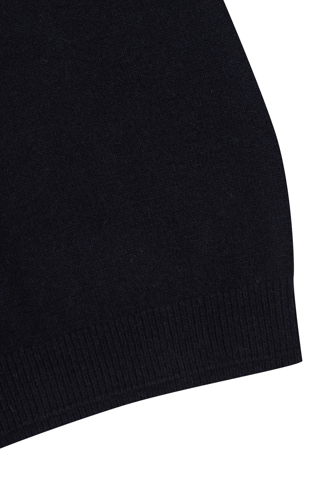 BRENTWOOD - 스웨터 - 라쿤 혼방 솔리드 롱터틀넥 스웨터