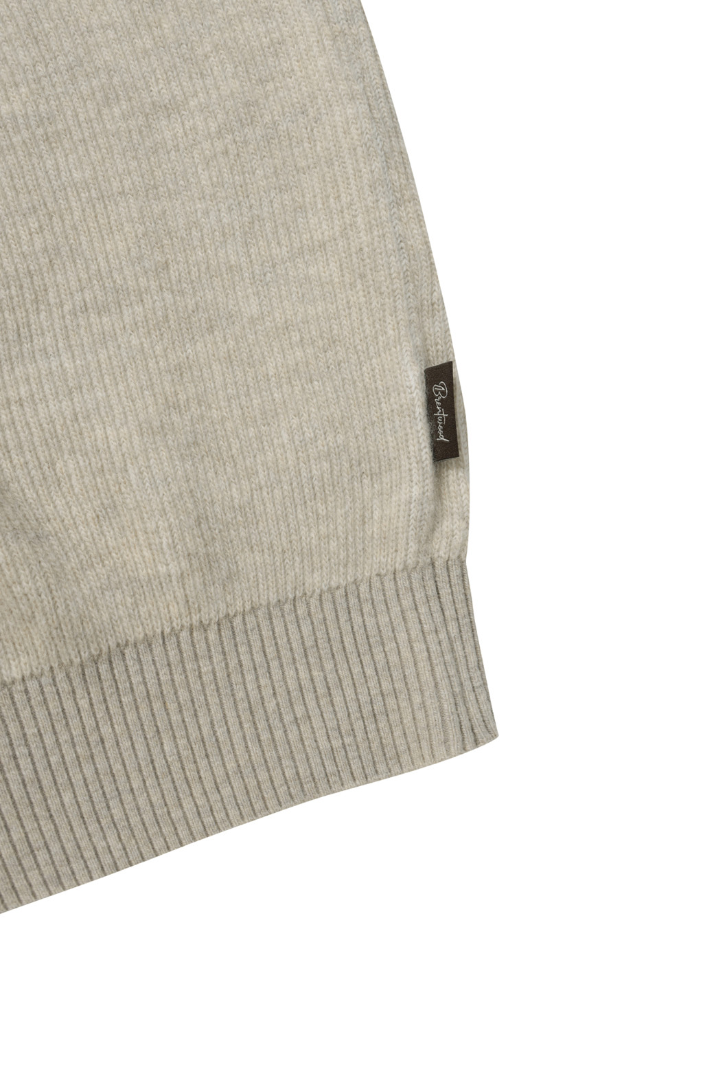 BRENTWOOD - 스웨터 - 웨일 조직 이중우수 하프집업 스웨터