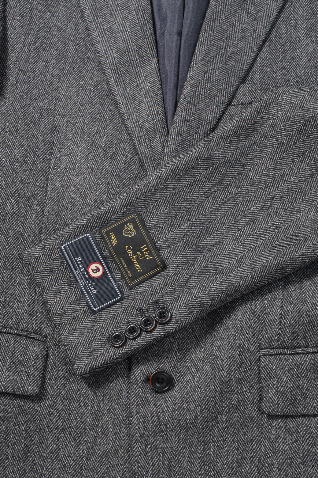 BRENTWOOD - 수트/블레이저자켓 - [블레이저클럽] 울캐시미어 헤링본 자켓