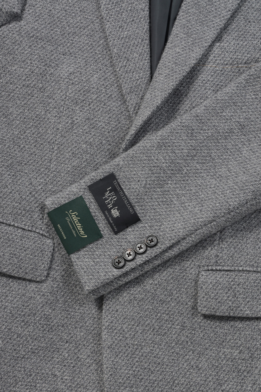 BRENTWOOD - 수트/블레이저자켓 - [셀렉션] 울블렌디드 투톤 조직 자켓