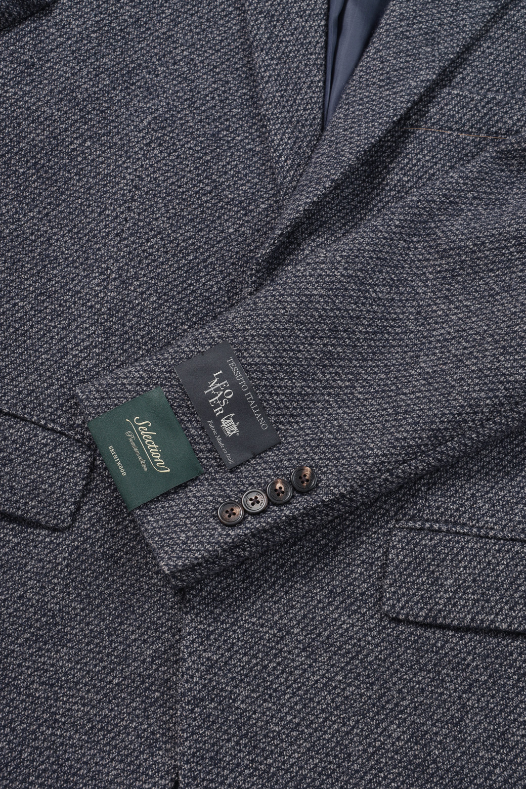 BRENTWOOD - 수트/블레이저자켓 - [셀렉션] 울블렌디드 투톤 조직 자켓