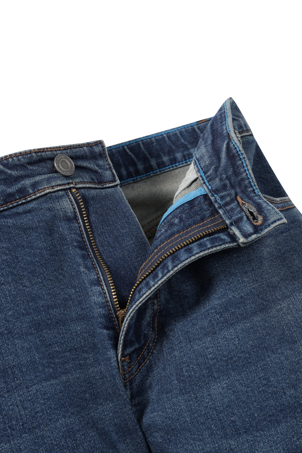 BRENTWOOD - 데님 - 릴렉스핏 블루 데님