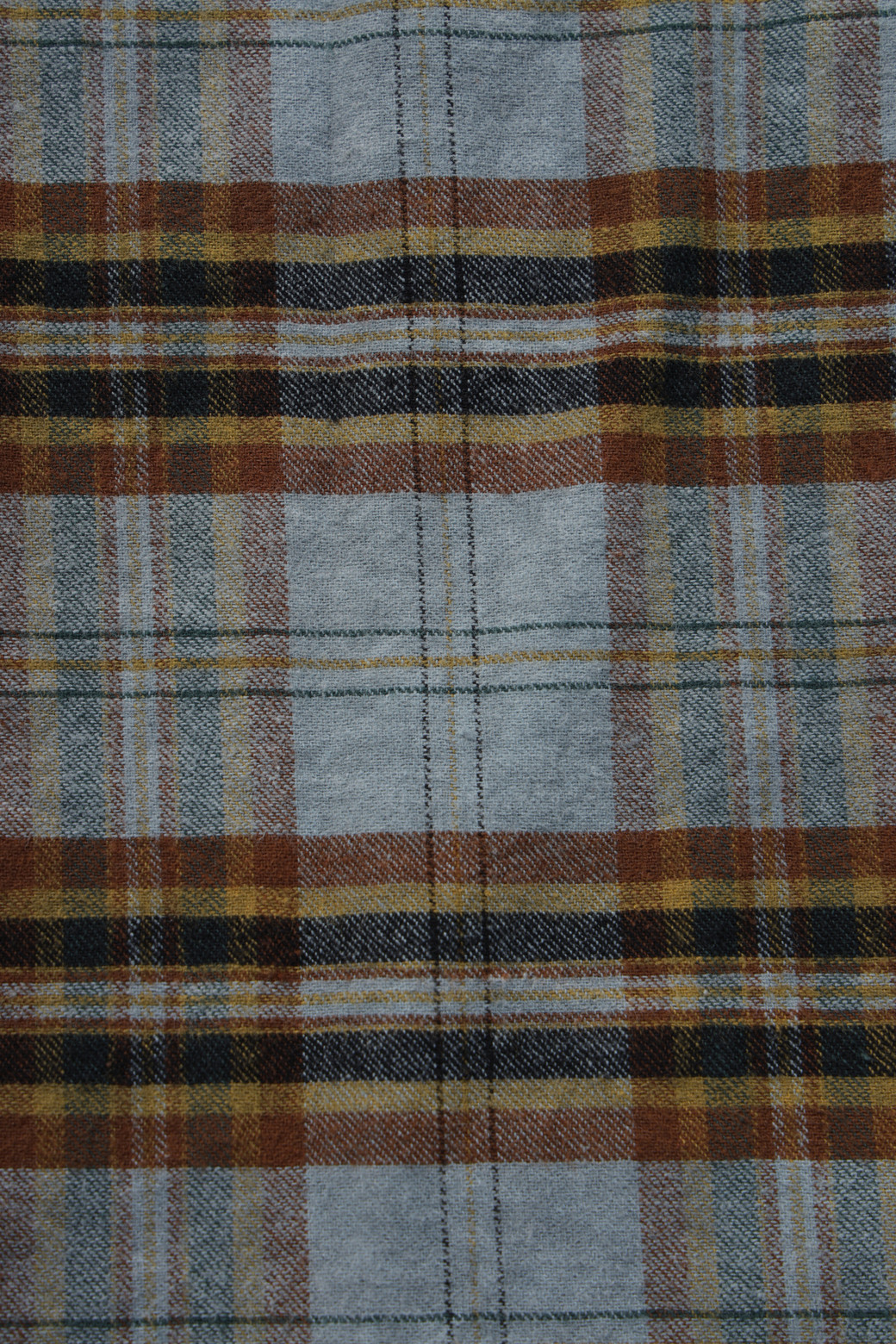 BRENTWOOD - 긴팔셔츠 - 가먼트다잉 체크 캐주얼셔츠