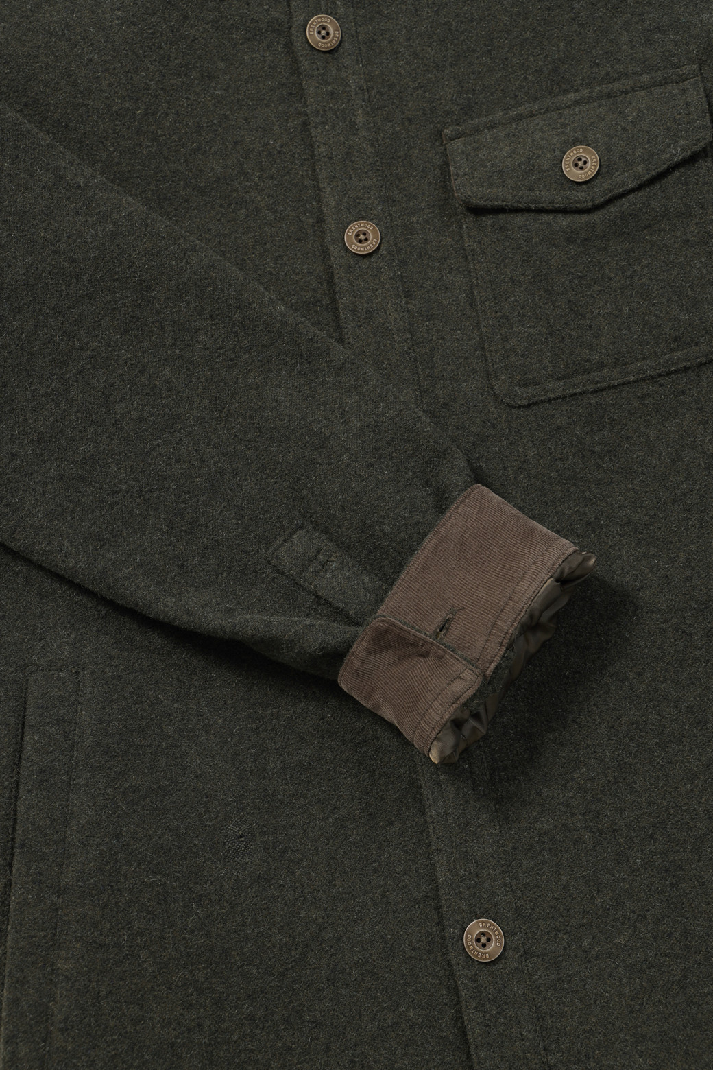 BRENTWOOD - 긴팔셔츠 - 퀼팅 셔켓