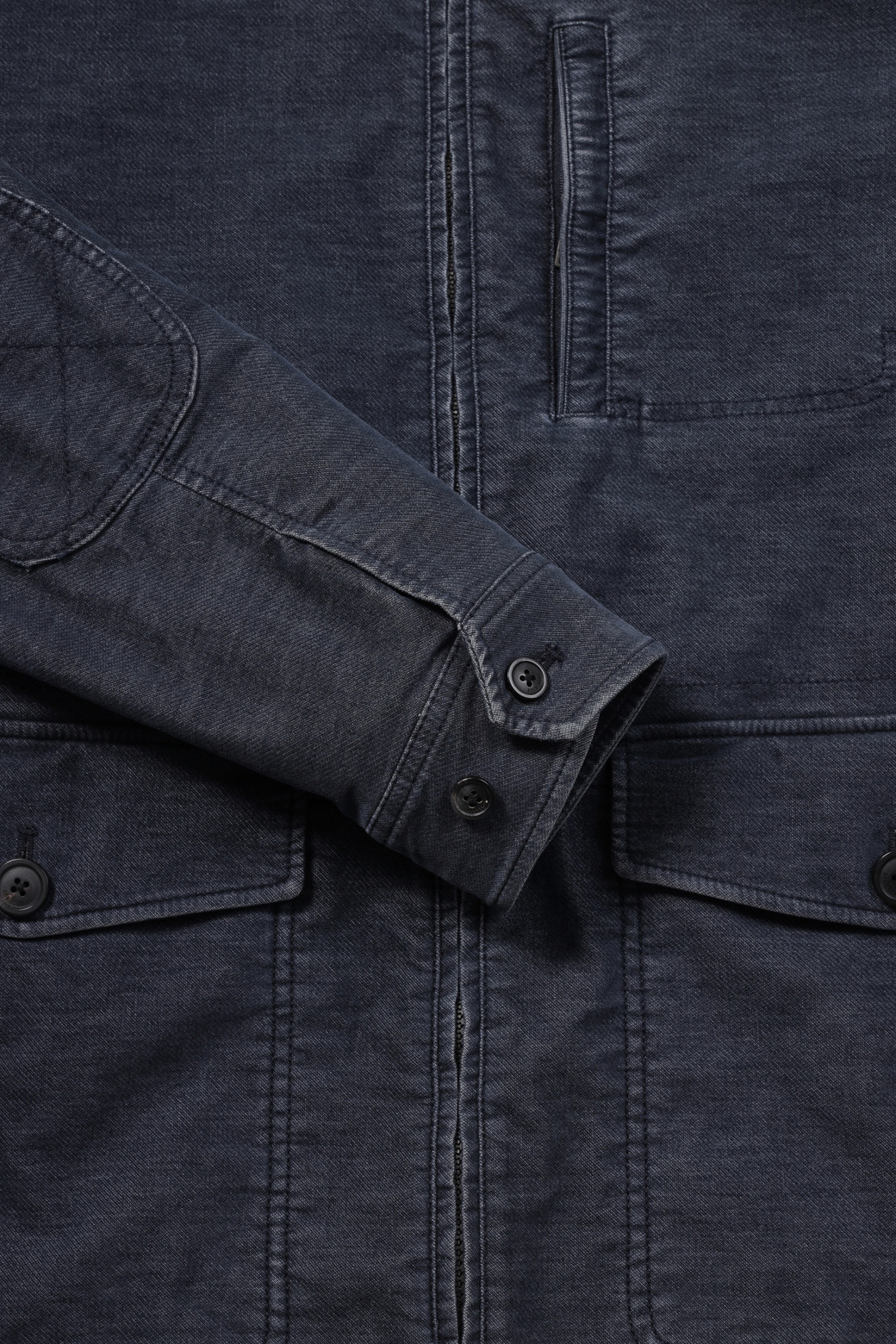 BRENTWOOD - 블루종/점퍼 - [코지] 몰스킨 워싱 자파리