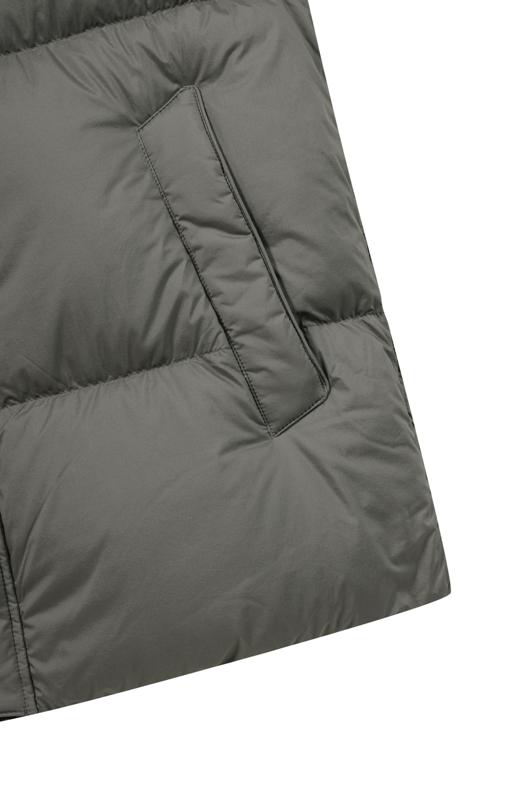 BRENTWOOD - 다운/패딩 - [에어다운] 칼라 FUR 다운 점퍼