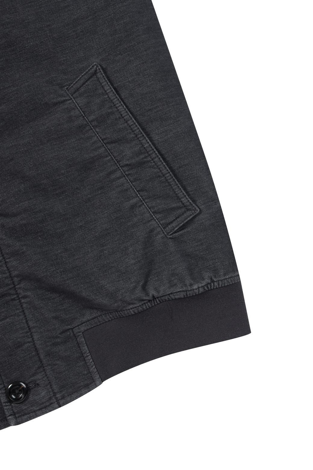 BRENTWOOD - 블루종/점퍼 - [셀렉션] 니트 배색 몰스킨 블루종