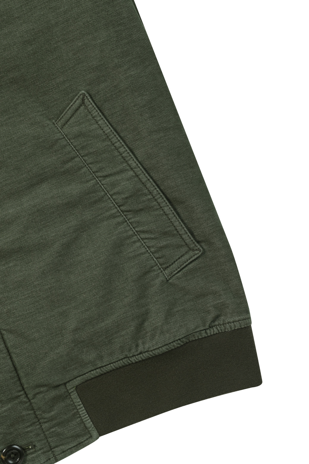 BRENTWOOD - 블루종/점퍼 - [셀렉션] 니트 배색 몰스킨 블루종