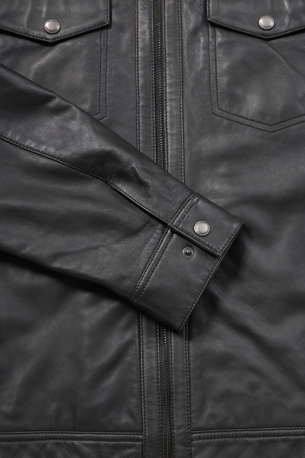 BRENTWOOD - 블루종/점퍼 - [볼더레더] 세미베지터블 양가죽 트러커