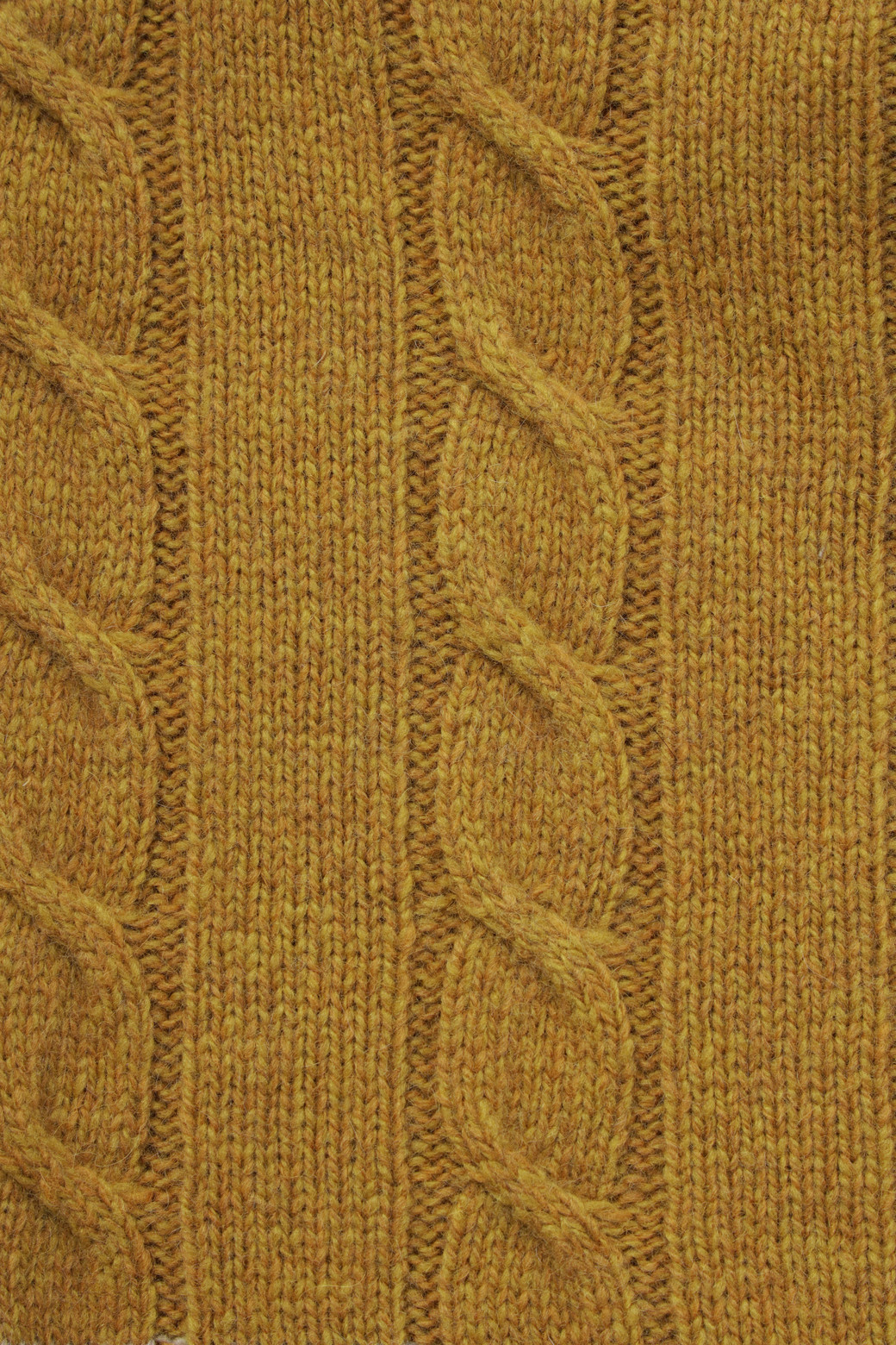 BRENTWOOD - 스웨터 - [셀렉션] 라쿤 혼방 블록 롱터틀넥 스웨터