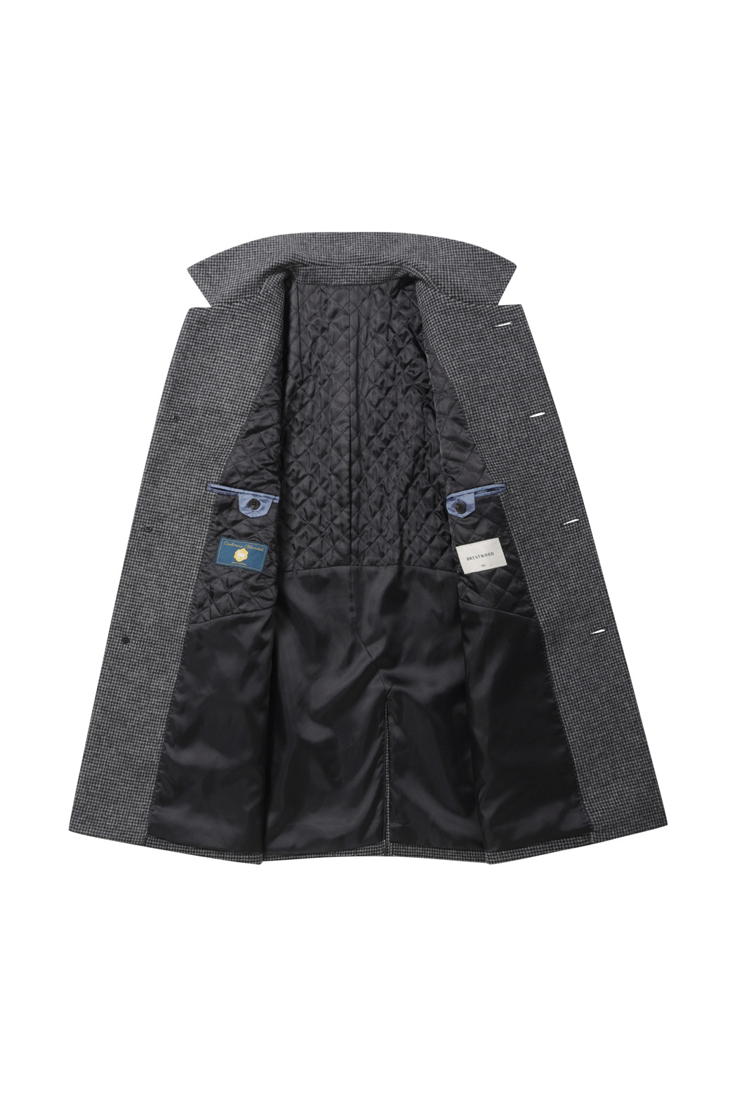 BRENTWOOD - 코트 - 울/캐시미어 블렌디드 하프 코트