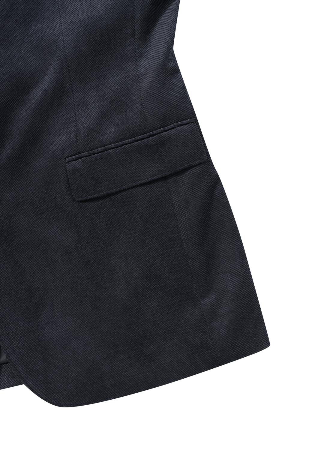 BRENTWOOD - 수트/블레이저자켓 - 미니멀 조직 솔리드 자켓