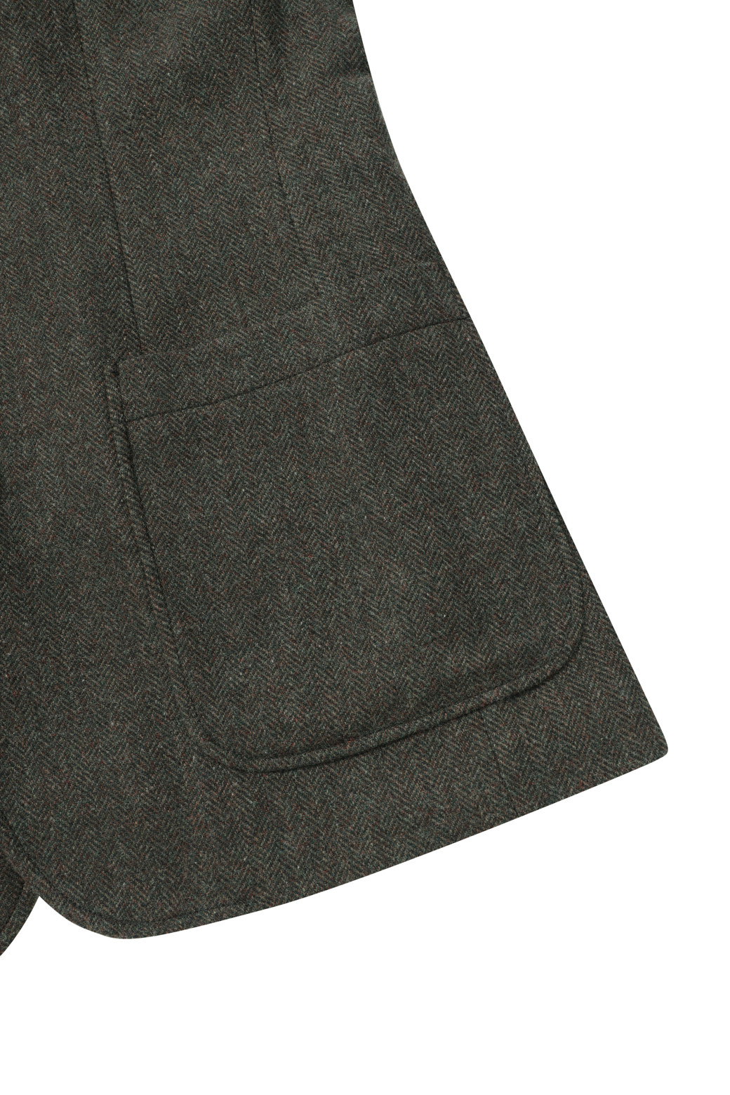 BRENTWOOD - 수트/블레이저자켓 - [헌팅자켓] 울블렌디드 헤링본 헌팅 자켓