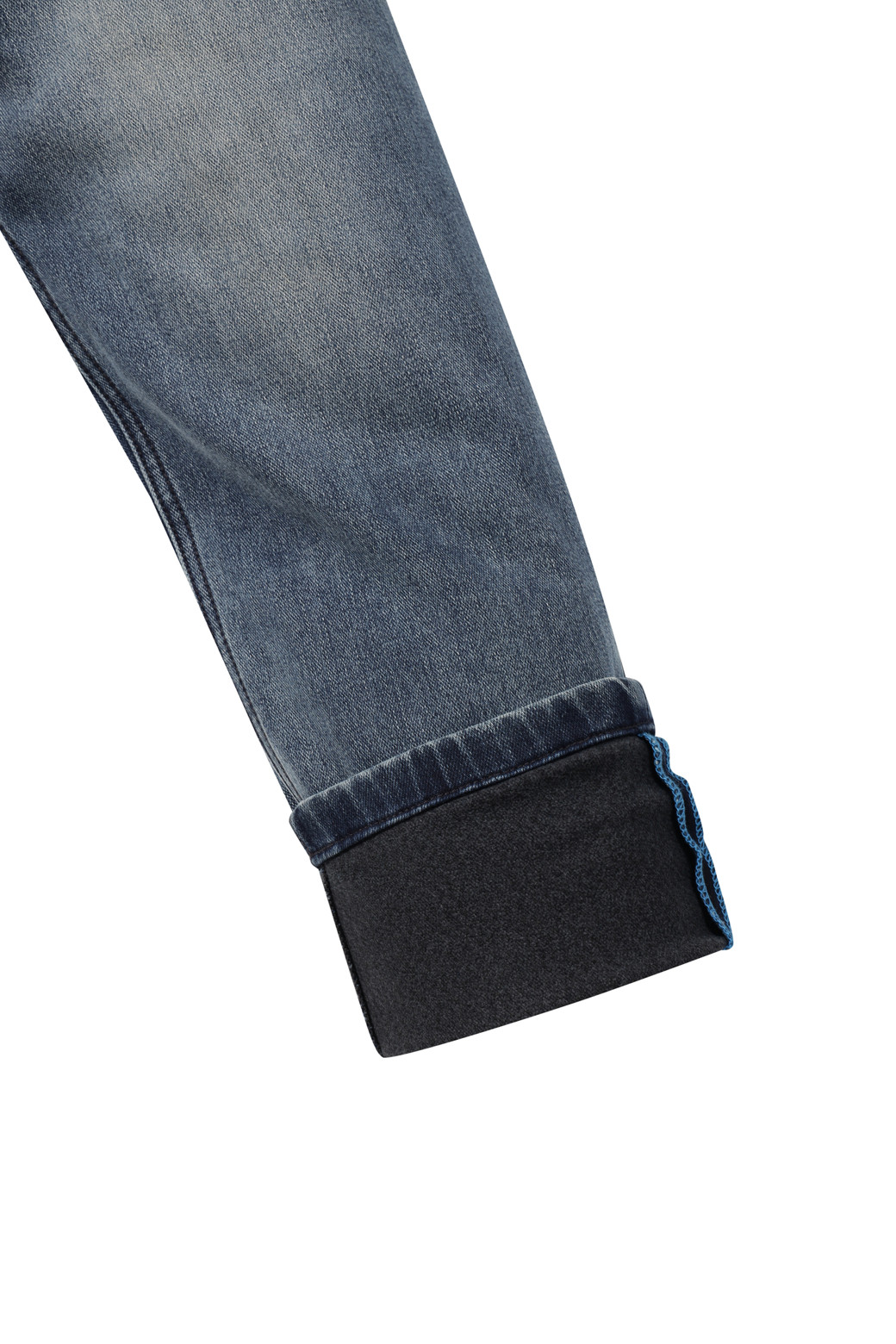 BRENTWOOD - 데님 - 릴렉스핏 기모 블루 데님