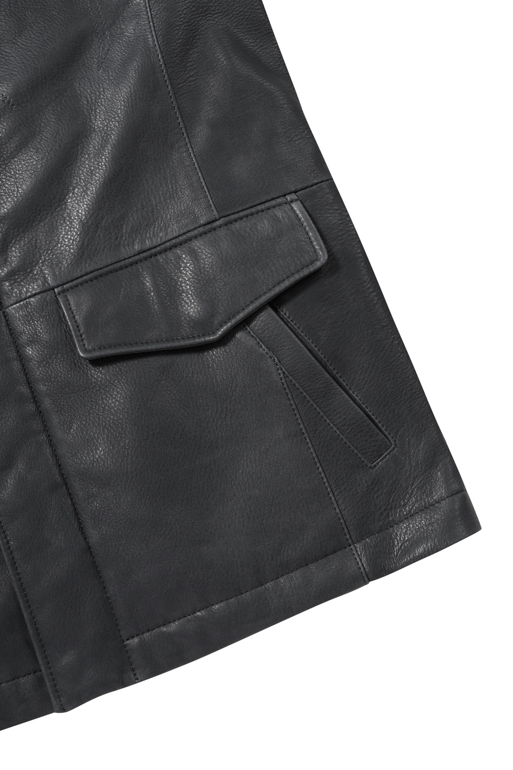 BRENTWOOD - 블루종/점퍼 - FUR 칼라 양가죽 다운 사파리