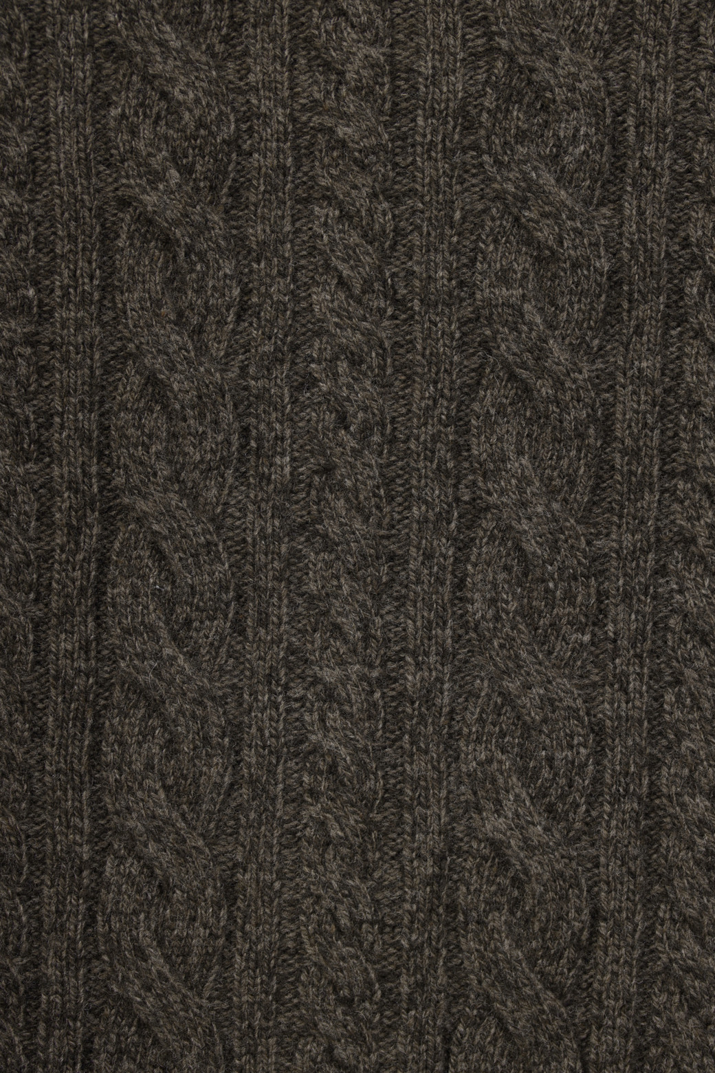 BRENTWOOD - 가디건 - 울100 케이블 집업 가디건