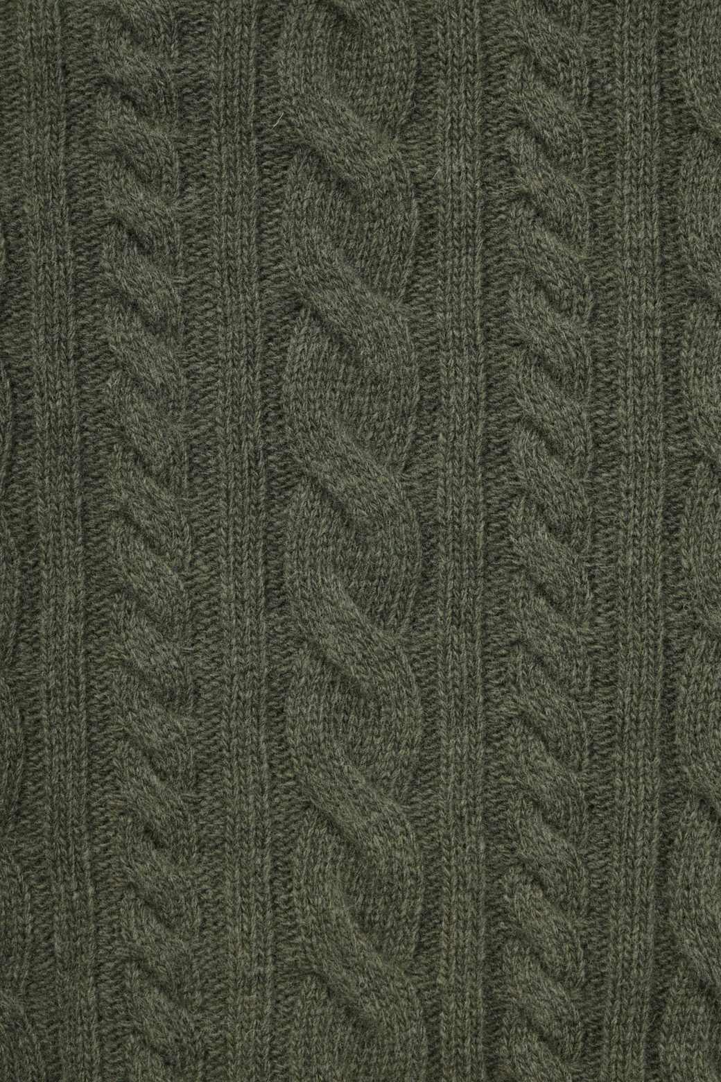 BRENTWOOD - 가디건 - 울100 케이블 집업 가디건