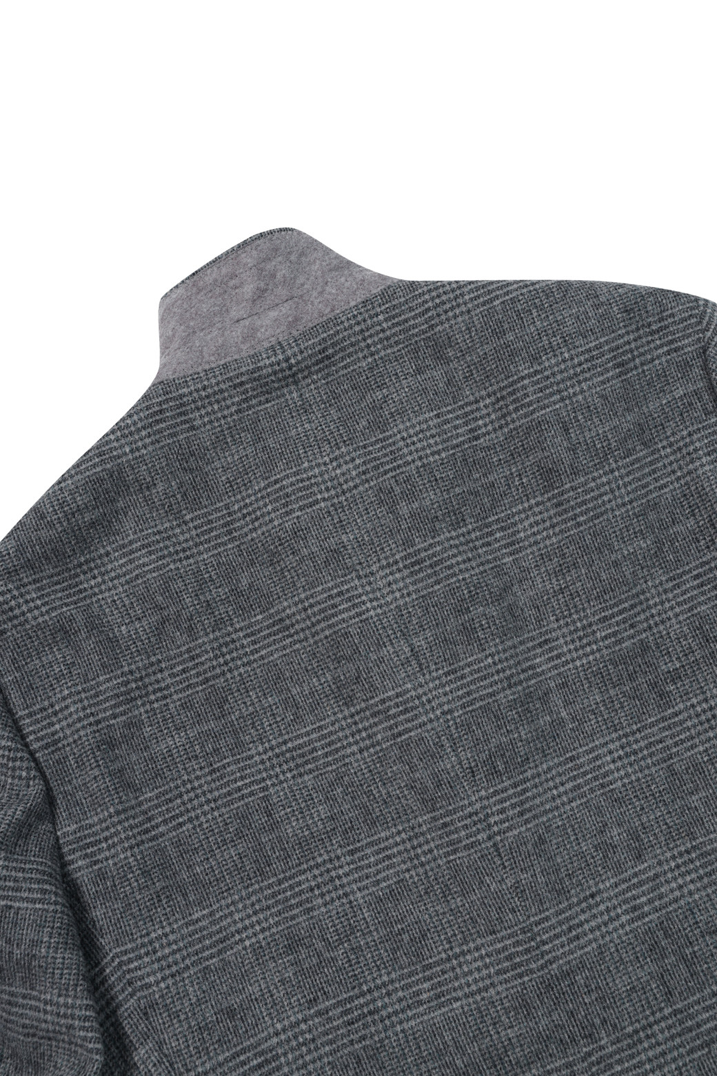 BRENTWOOD - 수트/블레이저자켓 - 울캐시미어 브러쉬드 퀼팅 체크 자켓